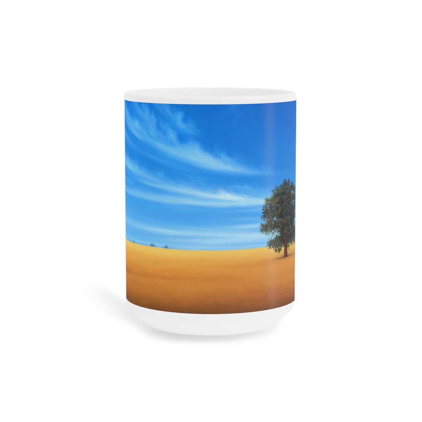 Gail Descoeurs: "Field of Gold" Ceramic Mug (11oz\15oz\20oz)