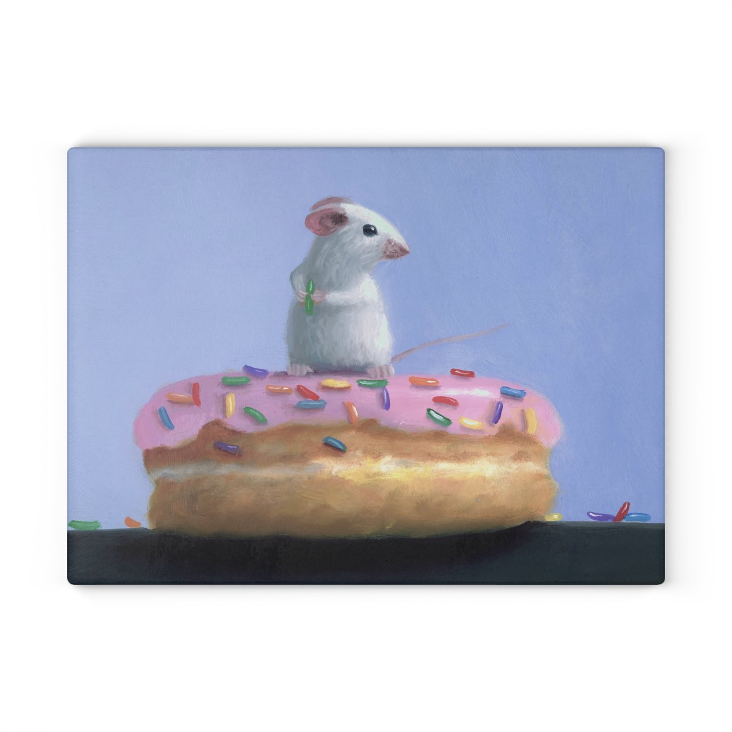 Stuart Dunkel: "Conquered Donut " - Glass Cutting Board