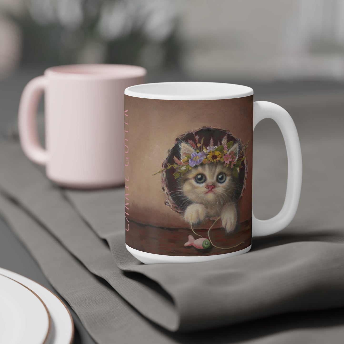 Carrie Goller: "Brutus" Ceramic Mug (11oz\15oz\20oz)