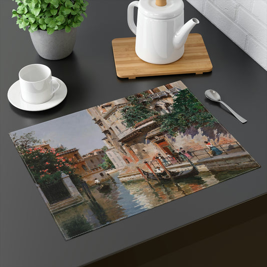 Federico del Campo: "Along the Canal" - Placemat, 1pc