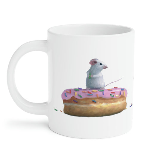 Stuart Dunkel: "Conquered Donut - Dunkel" Ceramic Mug (11oz\15oz\20oz)