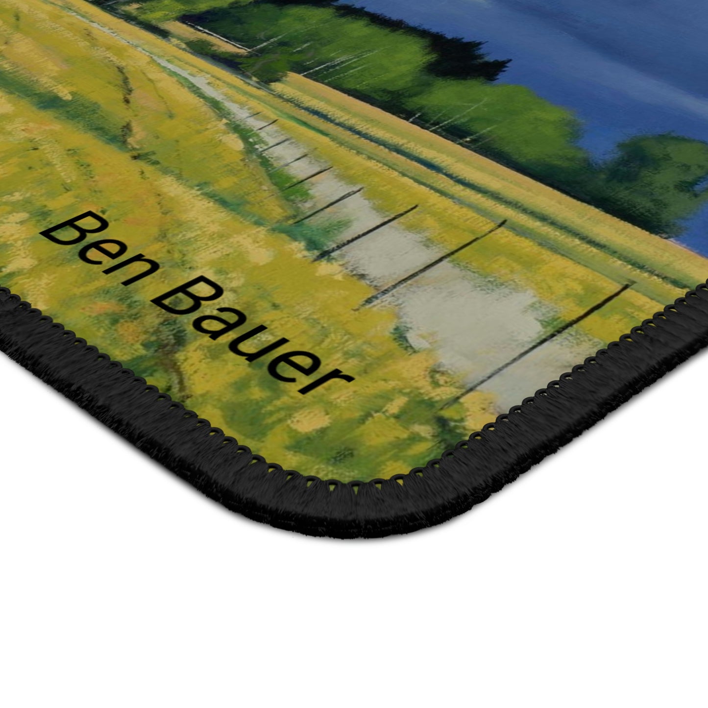 Ben Bauer: "September Fields, Lowry, MN" - Gaming Mouse Pad