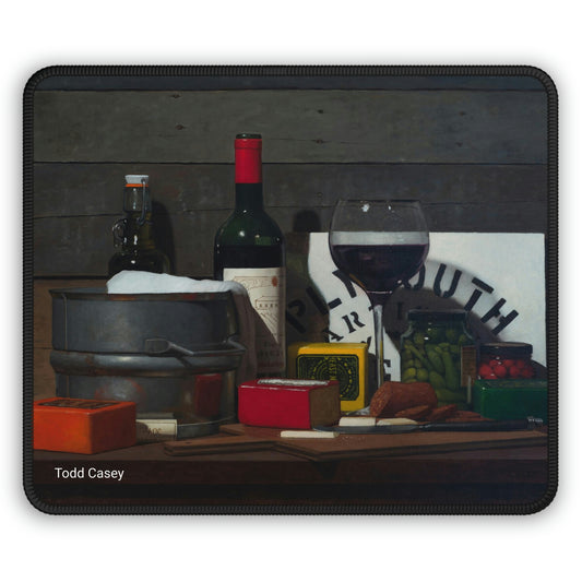 Todd Casey: "Plymouth Cheese & Red Wine" - Gaming Mouse Pad