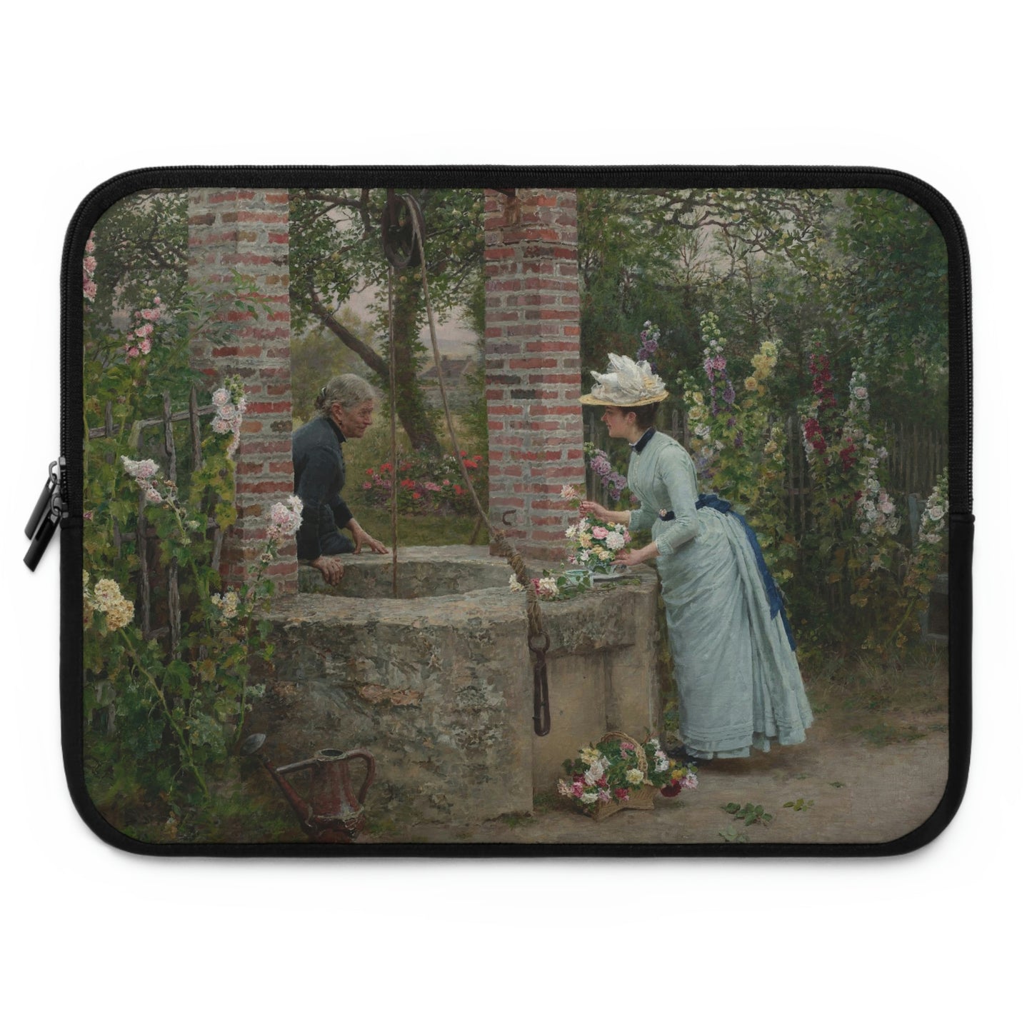 Marie Francois Firmin-Girard: "Un Puits Mitoyen" - Laptop Sleeve