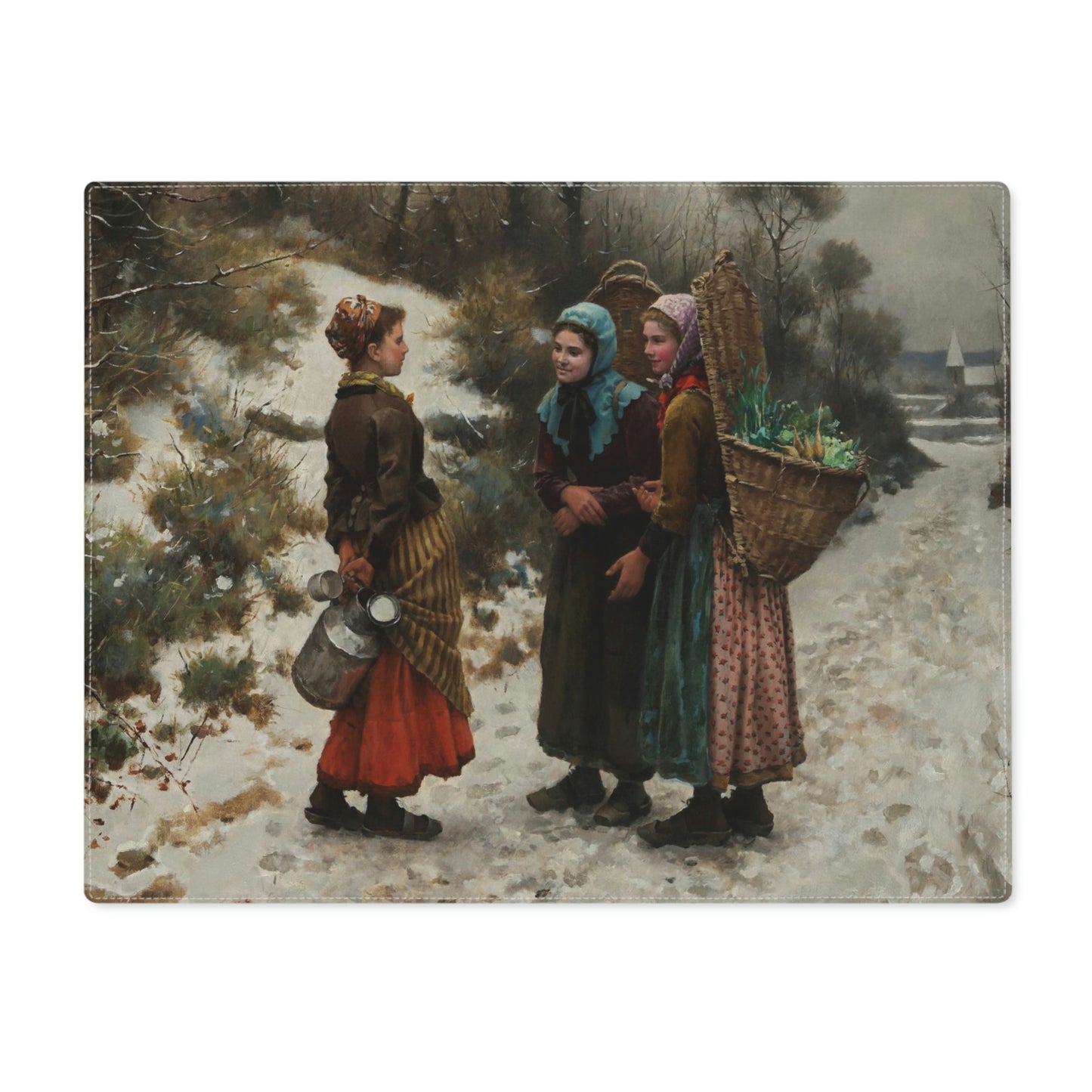 Daniel Ridgway Knight: "In Winter" - Placemat, 1pc