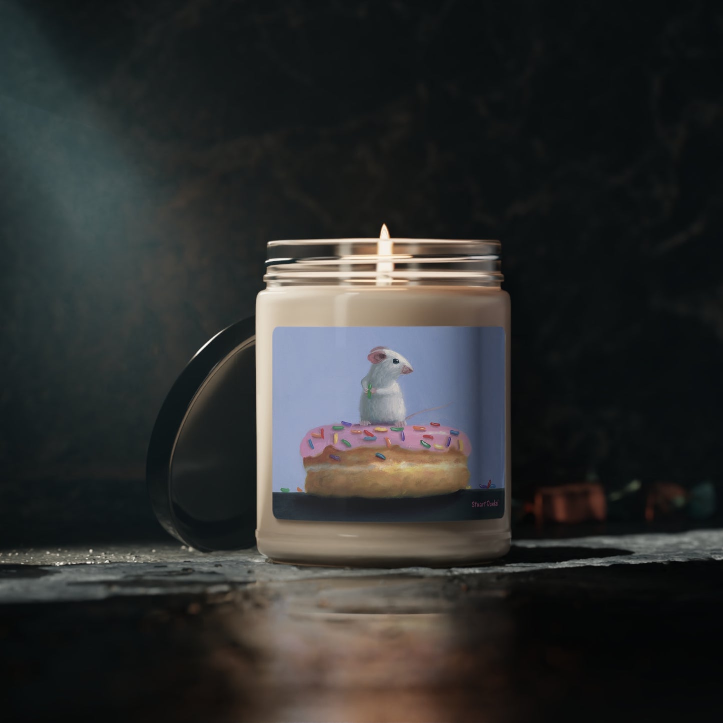 Stuart Dunkel: "Conquered Donut" - Scented Soy Candle, 9oz