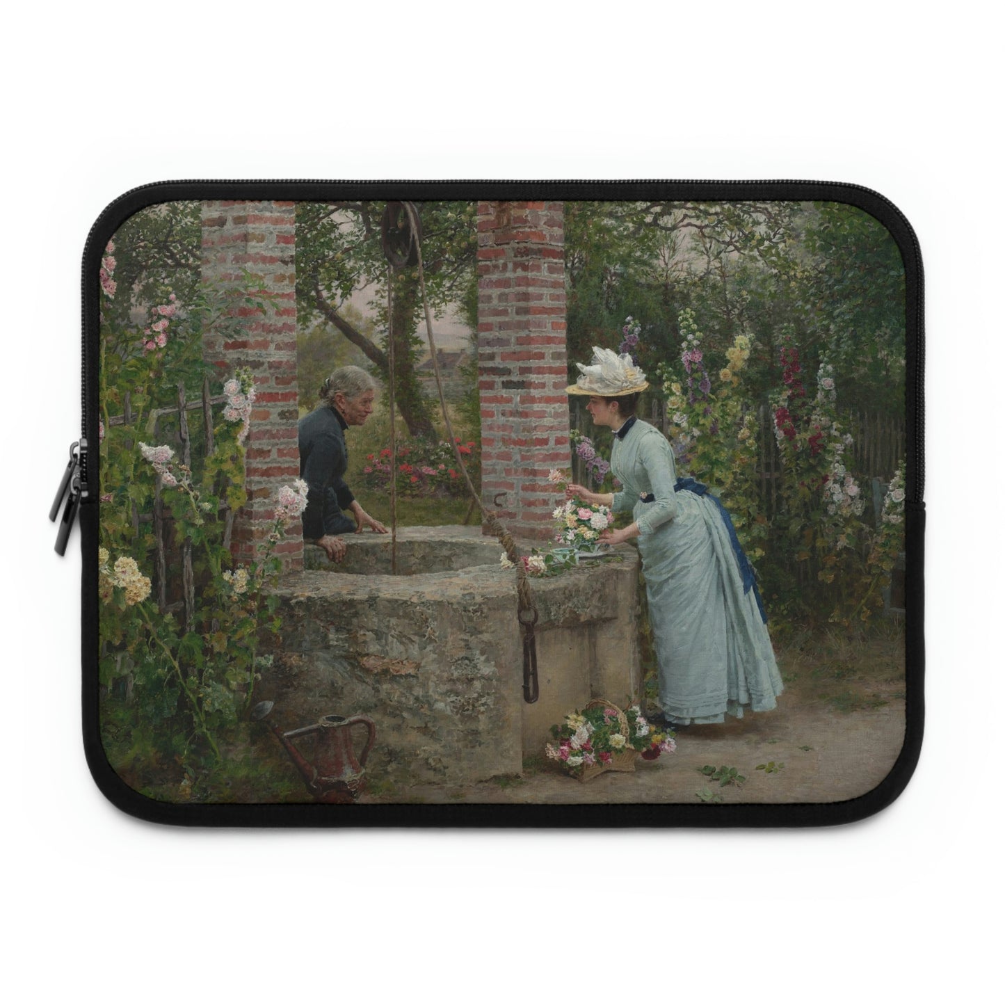 Marie Francois Firmin-Girard: "Un Puits Mitoyen" - Laptop Sleeve