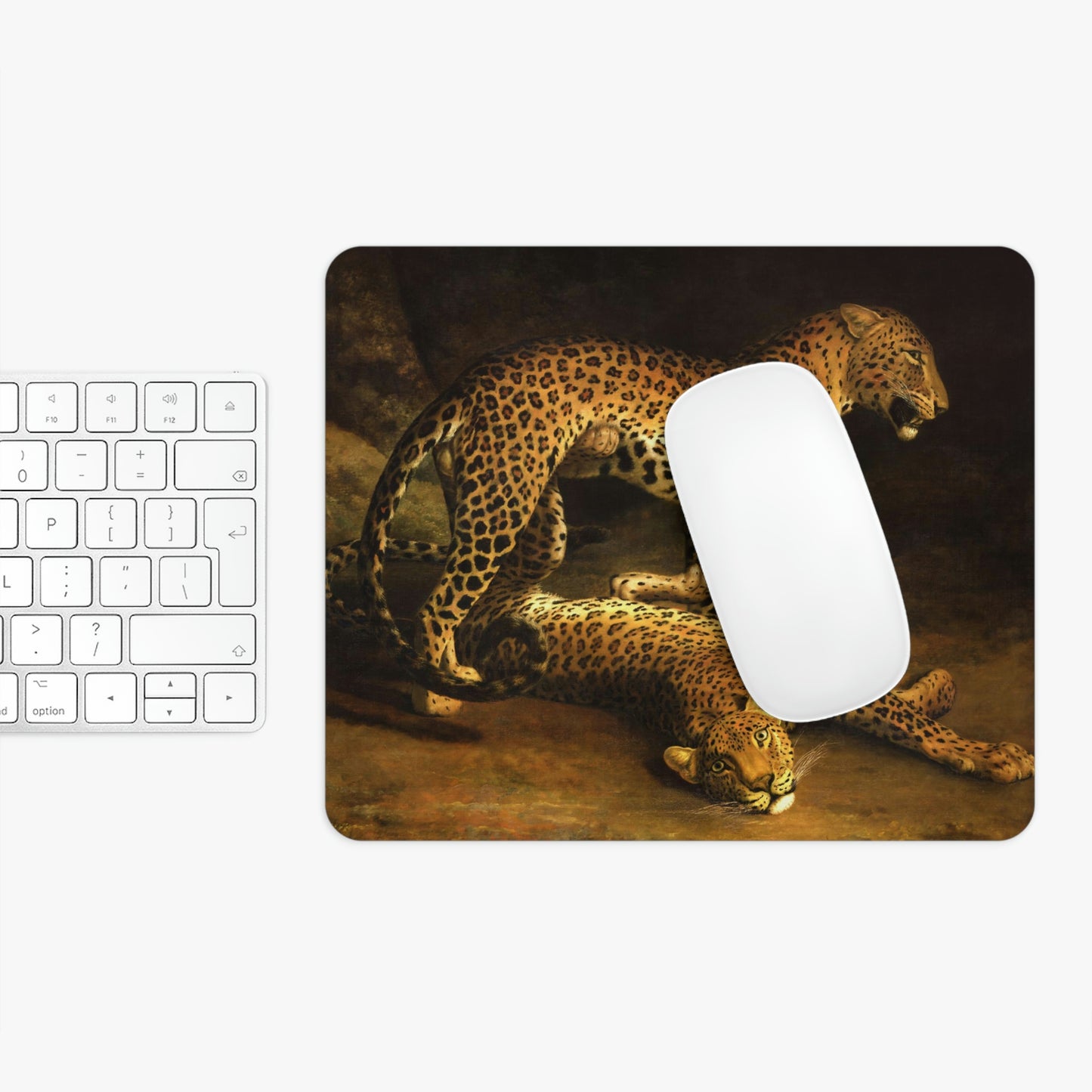 Jacques-Laurent Agasse: "Two Leopards in the Exeter Exchange Menagerie" – Mouse Pad