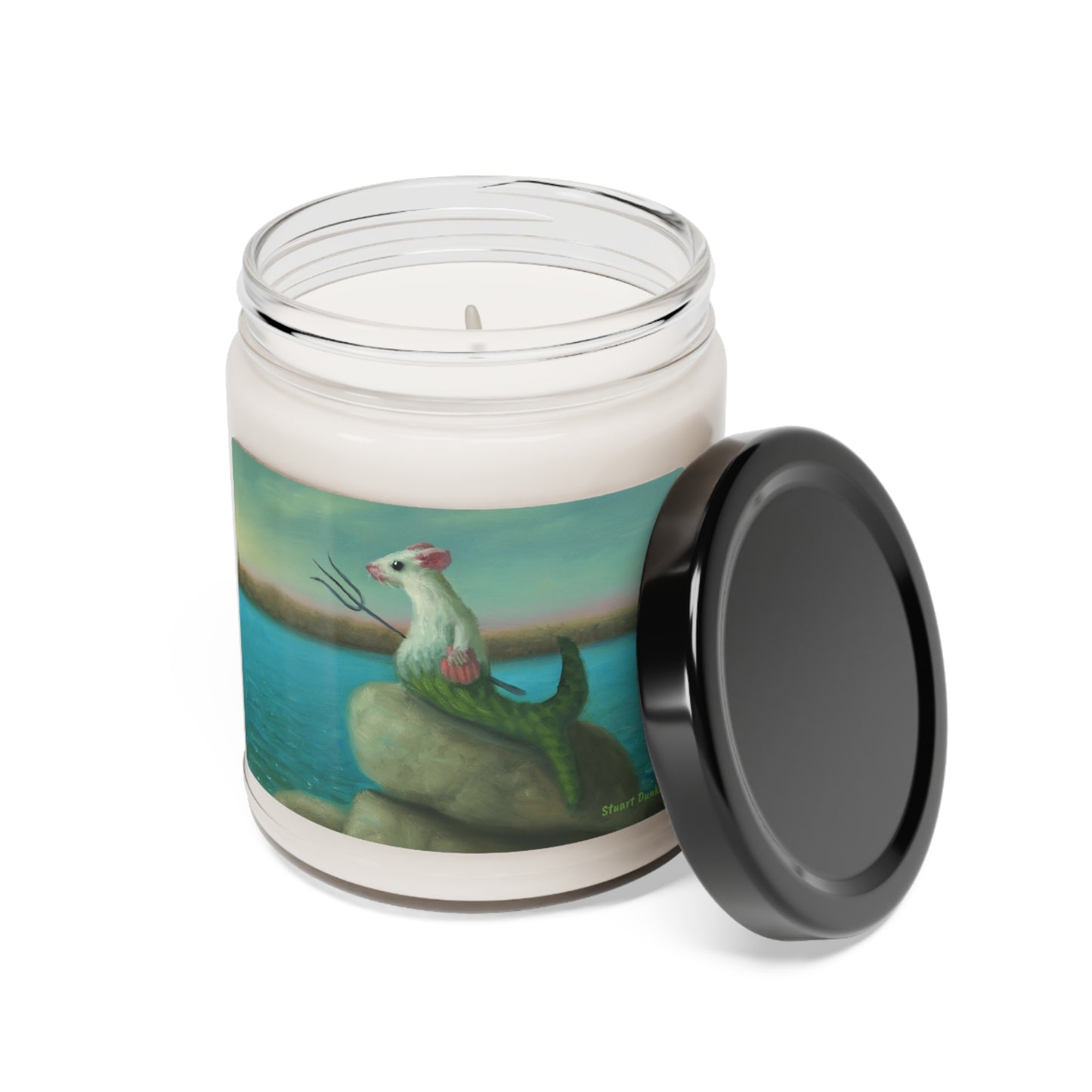 Stuart Dunkel: "Mermouse Warrior" - Scented Soy Candle, 9oz