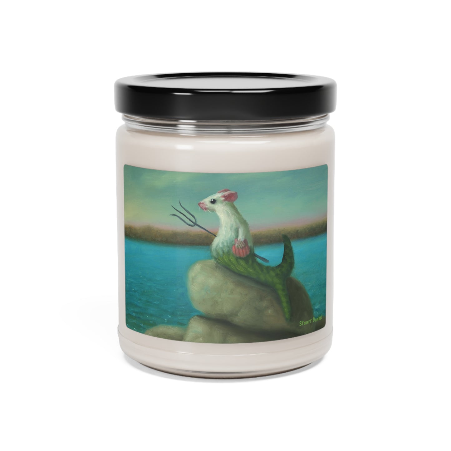 Stuart Dunkel: "Mermouse Warrior" - Scented Soy Candle, 9oz