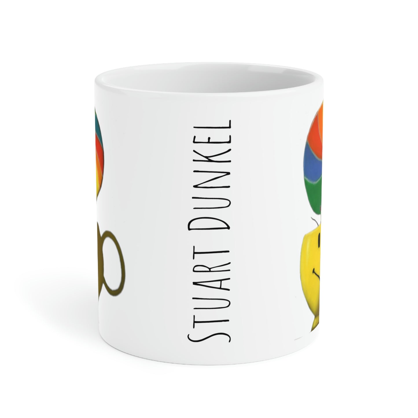 Stuart Dunkel: "Be Happy - Stuart Dunkel" Ceramic Mug (11oz\15oz\20oz)