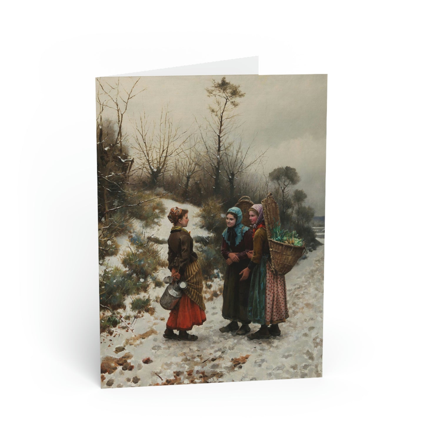 Daniel Ridgway Knight: "In Winter" - Folded Greeting Cards