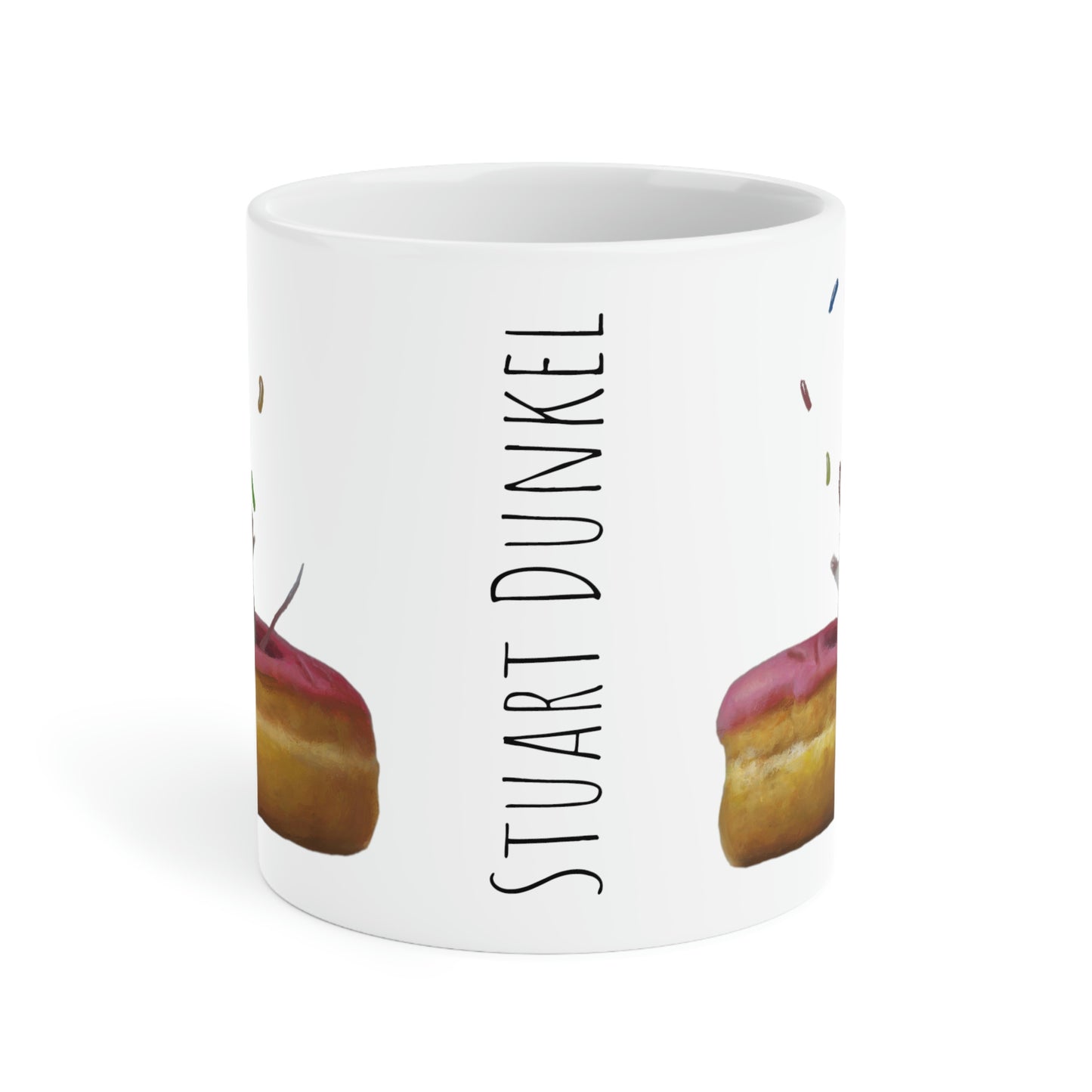Stuart Dunkel: "Donut Fun - Dunkel" Ceramic Mug (11oz\15oz\20oz)