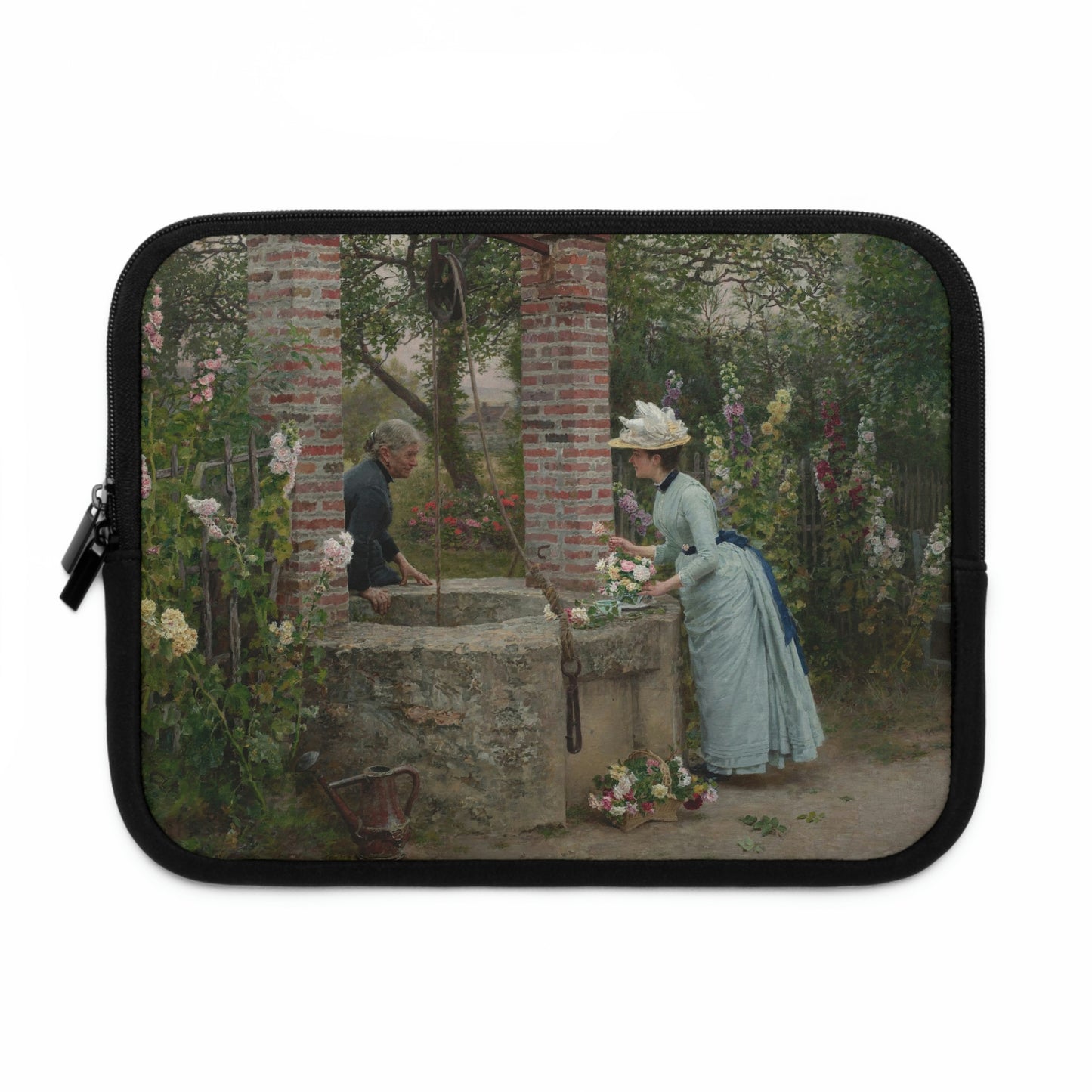 Marie Francois Firmin-Girard: "Un Puits Mitoyen" - Laptop Sleeve