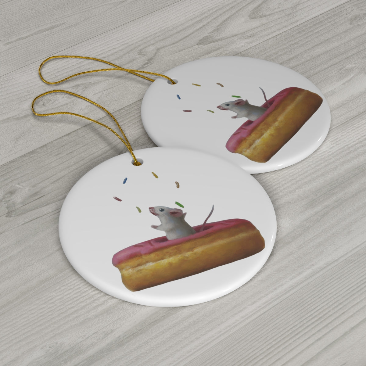 Holiday Ornament - Stuart Dunkel's Donut Fun
