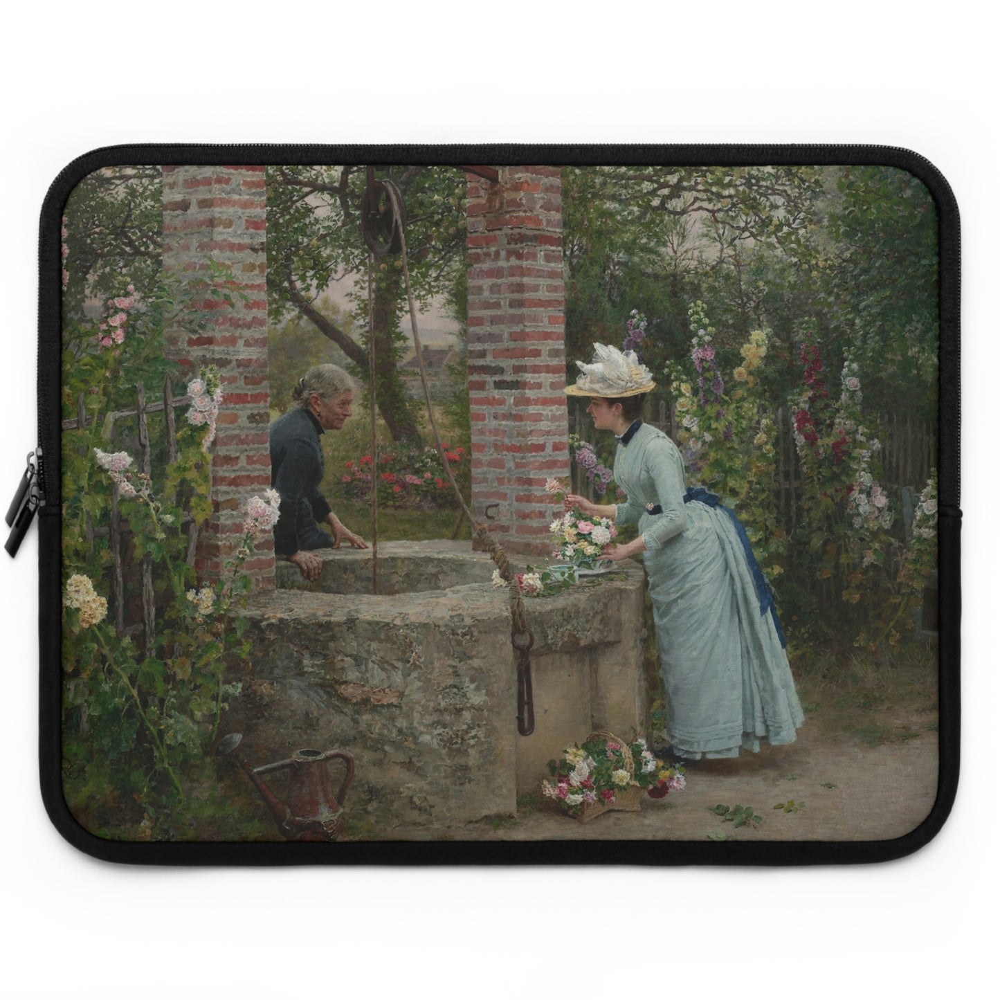 Marie Francois Firmin-Girard: "Un Puits Mitoyen" - Laptop Sleeve