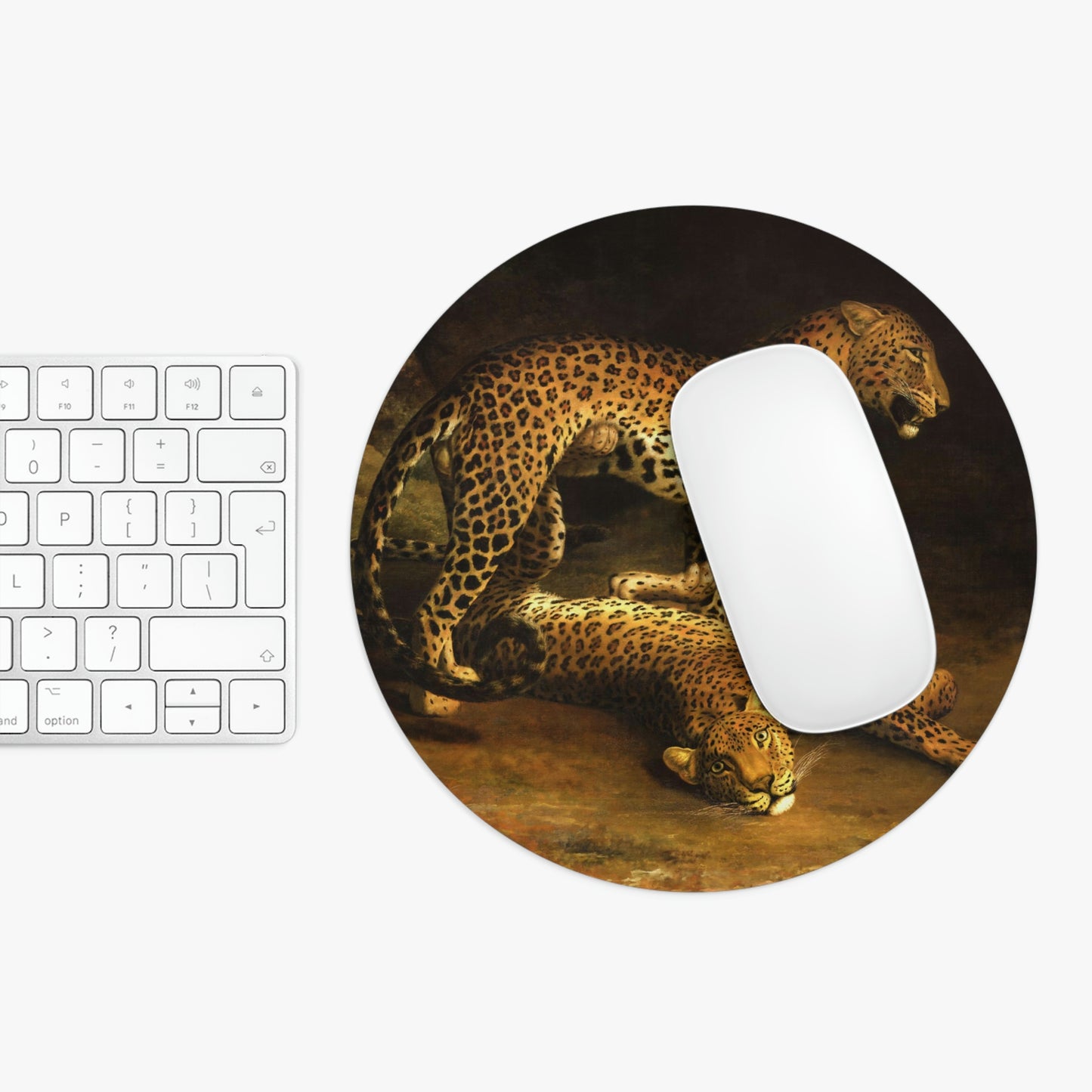 Jacques-Laurent Agasse: "Two Leopards in the Exeter Exchange Menagerie" – Mouse Pad