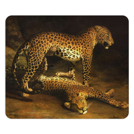 Jacques-Laurent Agasse: "Two Leopards in the Exeter Exchange Menagerie" – Mouse Pad