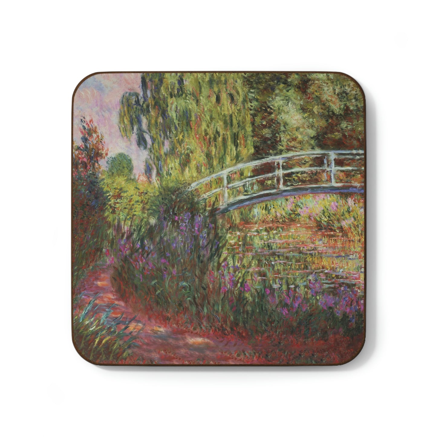 Claude Monet: "Le Pont Japonais" - Hardboard Back Coaster