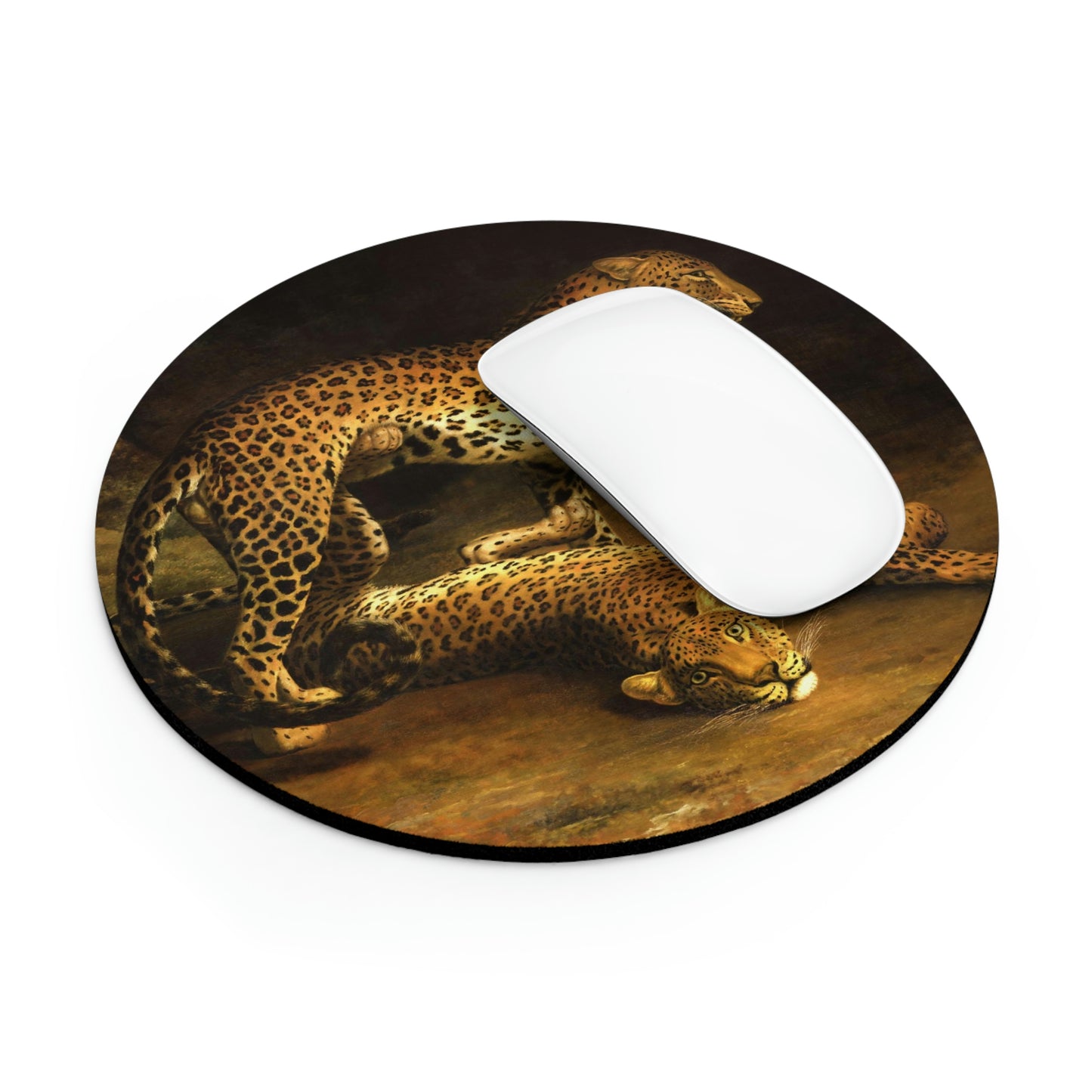 Jacques-Laurent Agasse: "Two Leopards in the Exeter Exchange Menagerie" – Mouse Pad